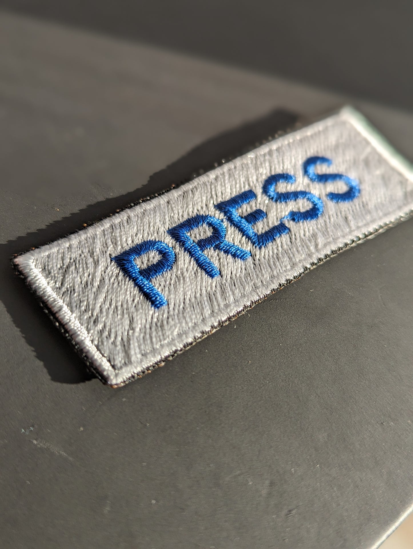 Embroidered 'PRESS' Patch | Palestine | Journalist | Tribute | Solidarity | Gaza