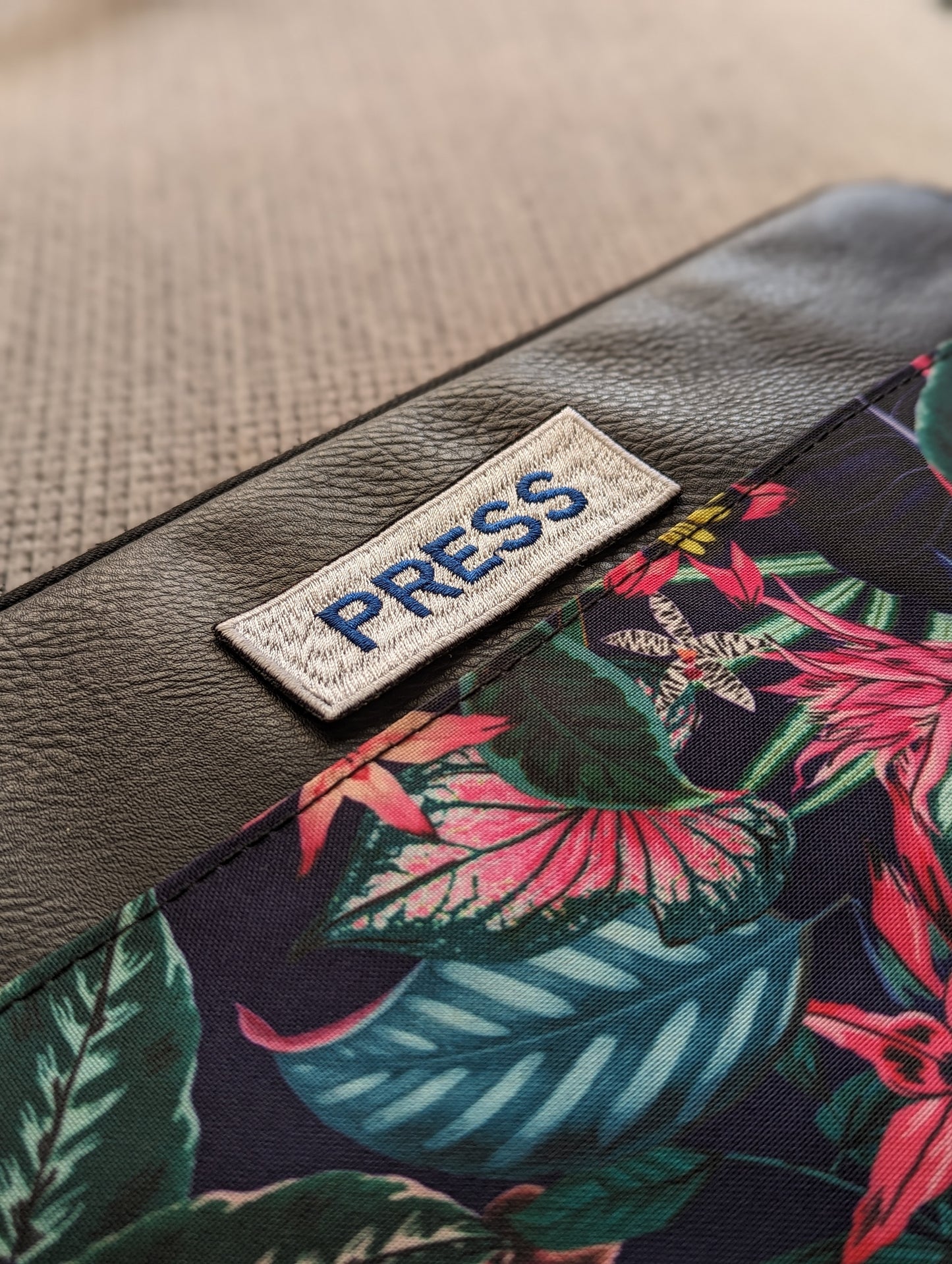 Embroidered 'PRESS' Patch | Palestine | Journalist | Tribute | Solidarity | Gaza