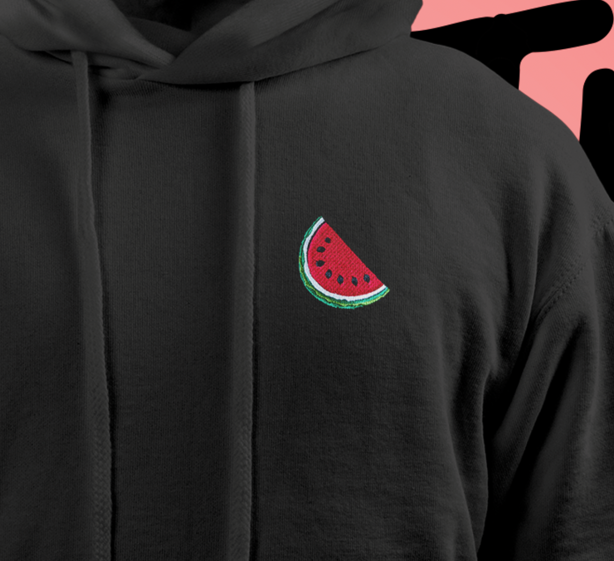 Watermelon Hoodie | Palestine | Watermelon | Embroidery | Solidarity