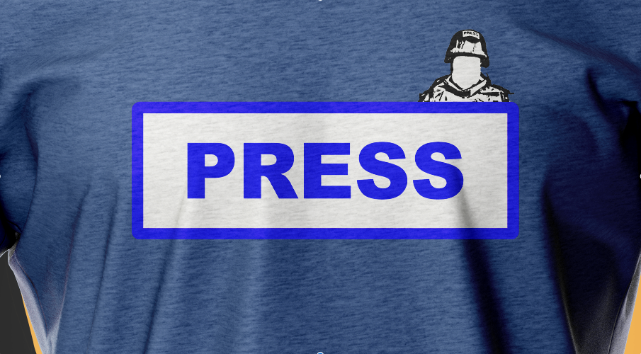 'PRESS' T-shirt | Palestine | Journalist | Tribute | Solidarity | Gaza